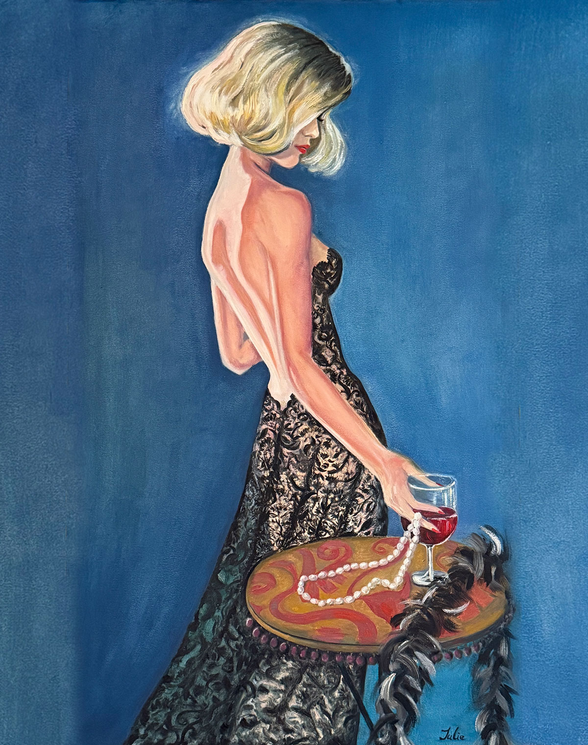 Femme le soir