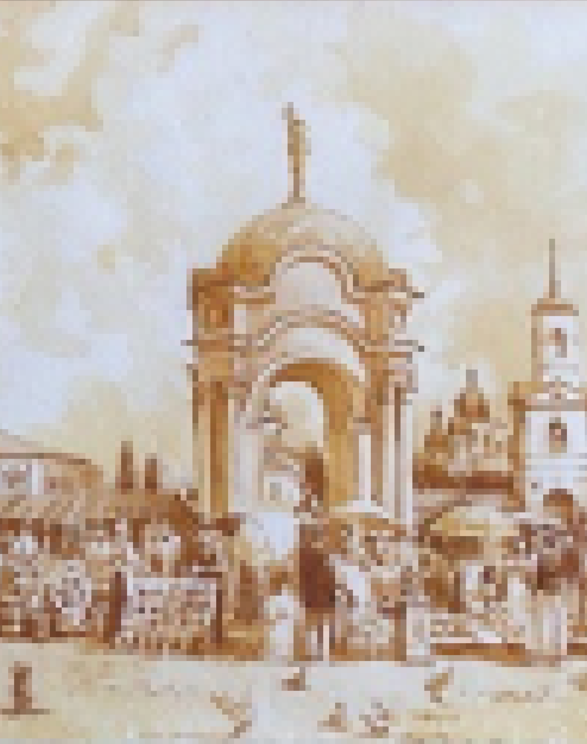 The Fair at the Fountain of Samson. Kyiv, Podil Copy