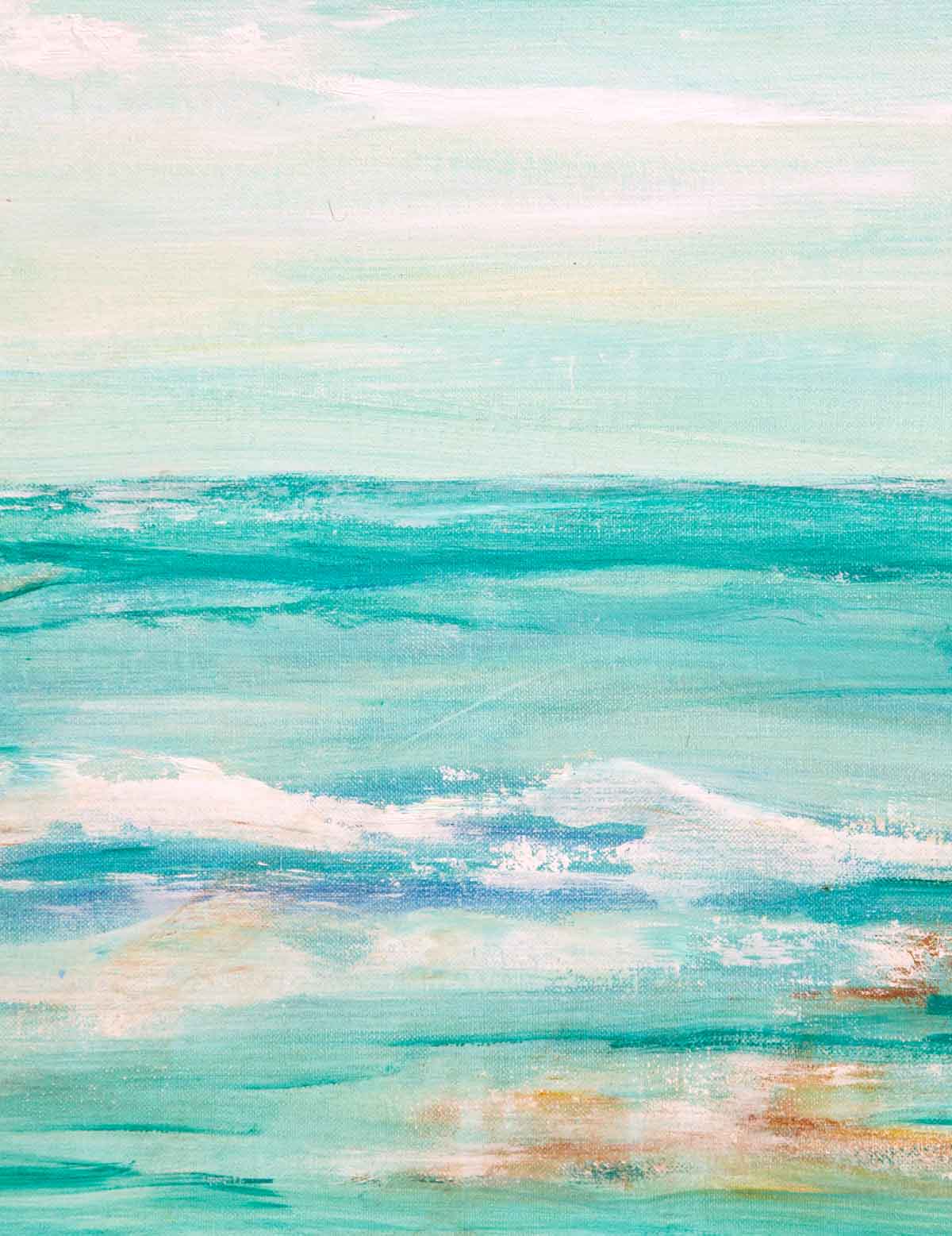 Sea and clouds