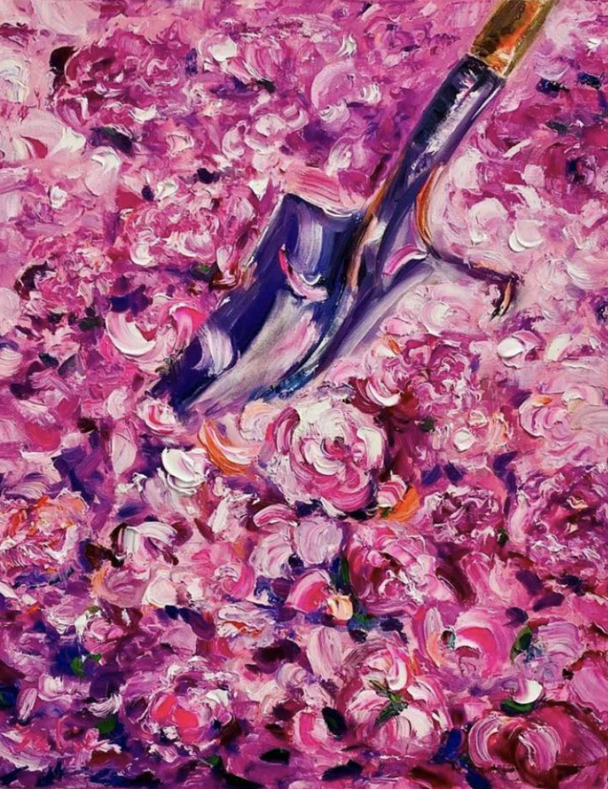 Des roses à la pelle