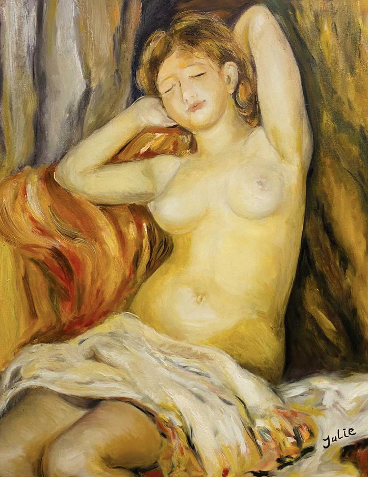 Renoir's sleeping bather