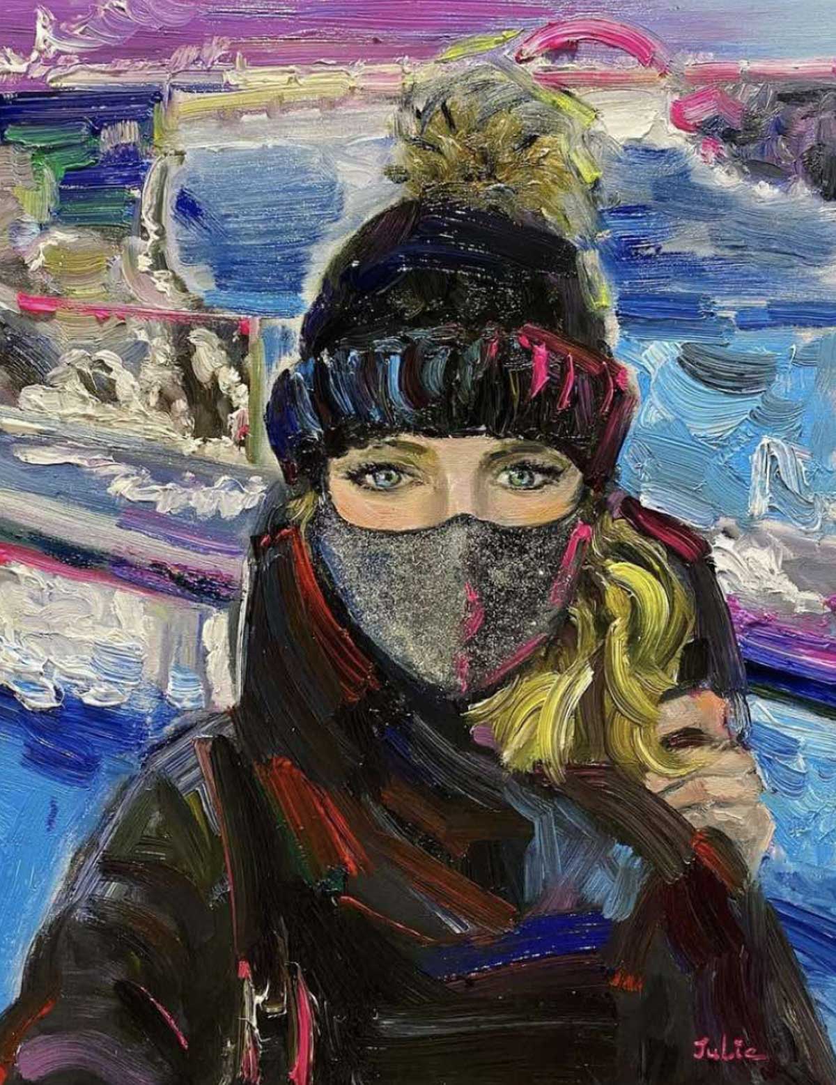 Self-portrait in quarantine