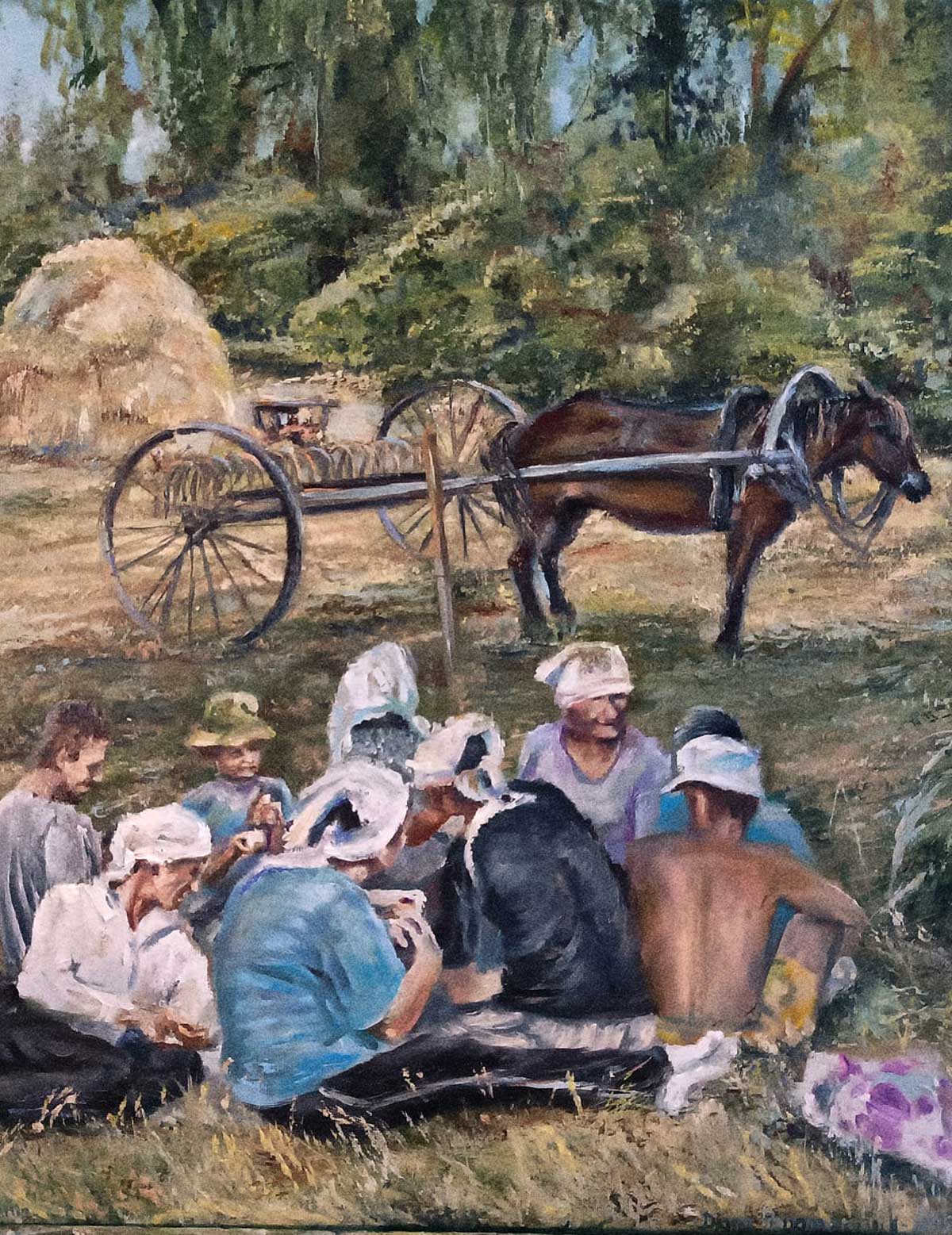 Nostalgia. To my mother at haymaking